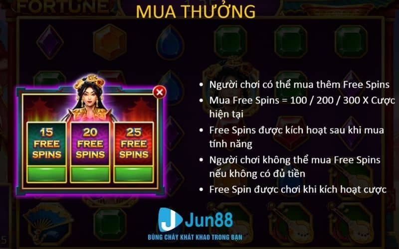 Các tính năng đặc biệt và thưởng thêm